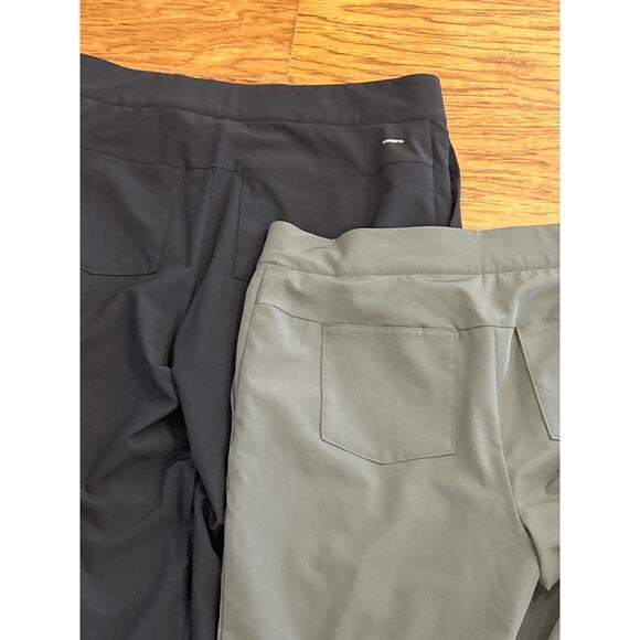 Bundle of 2 Mondetta Straight Leg Black Olive Lined Tailored Pants Size 8 - Picture 7 of 9